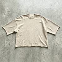 T-shirts Homme Oversize Personnalisables avec Strass, T-shirt Homme Oversize Boxy pour la Gym, 100% Coton 260 g/m², T-shirt Homme Lourd