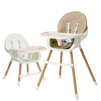 Chaise haute portable pour bébé à hauteur réglable, siège d'appoint pliable en plastique pour l'alimentation