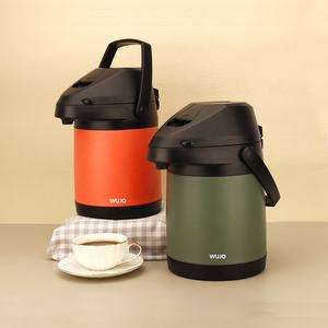 WUJO Vente chaude Thermos à pompe à double paroi en acier inoxydable personnalisé 2L 2.5L 3L 3.5L 4L 5L pour eau chaude et froide 24h - Product Image 2