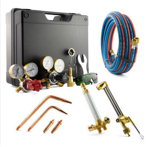 Kit de soudage et de découpe multi-usages, norme américaine, avec manomètre oxygène-acétylène, combinaison transfrontalière, outils essentiels de soudage et de brasage - Product Image 6
