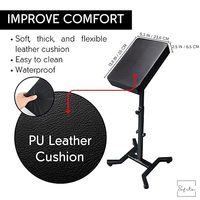 Ghostaxe Support d'accoudoir de tatouage Toem Stable et Durable Support de grand panneau en acier Support de main de tatouage