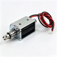 迷你开放式推拉式电磁铁 DC6V 12V 小型电磁铁，适用于机器人游戏机