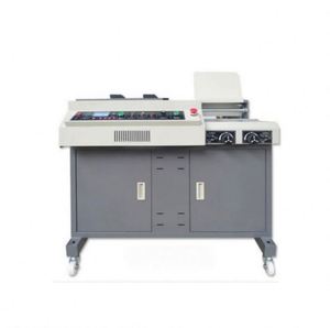 Machine de reliure de livres à colle thermofusible automatique professionnelle A400F, format A4 A3, couverture rigide, pour usage commercial - Product Image 4