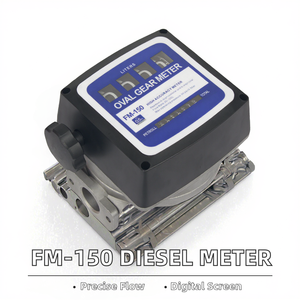 Hj高精度4桁機械式可変面積式オイルフローメーターカウンターFM-150 OEM金属ネジ工業用10-120 LPM 1 - Product Image 2