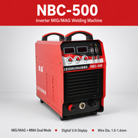 Machine à souder MIG CHAOWEI NBC-500 380V industrielle à gaz CO2 pour la soudure de l'acier au carbone et de l'acier inoxydable