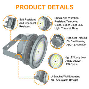 El Fabricante Suministra Luces LED Industriales a Prueba de Explosiones con Certificación ATEX de Alta Calidad, 20W 400W, Resistentes al Agua con Clasificación IP - Product Image 3
