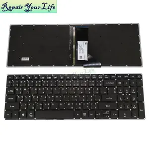 Tai语言替换背光笔记本电脑键盘Acer Aspire 7 A715-72 A715-72G A715-71 A717-72 LV5T_A80B NKI151709C