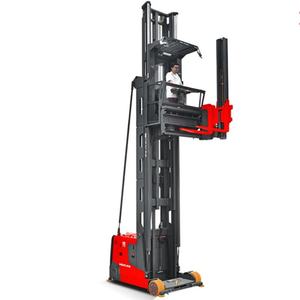 Chariot élévateur VNA pour entrepôt frigorifique, modèle MCC16, chariot à plateforme avec conducteur debout, série MCC, 1,6 tonne, avec accoudoir, pickeur <span class=keywords><strong>de</strong></span> commandes à grande hauteur, électrique - Product Image 1