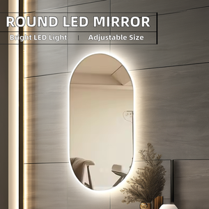 High Quality Arch Oval LED <strong>Mirror</strong> Salon Makeup Bedroom Ceiling Hotel Room Home-stay <strong>Hanging</strong> <strong>Mirror</strong> - Product Image 2