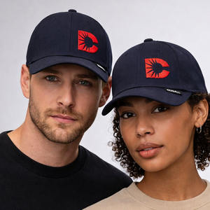 Gorra de Béisbol Vintage de Alta Calidad, Color Rojo y Azul, Logotipo Personalizado, Hebilla Ajustable, Gorra Elegante para Uso en Exteriores - Product Image 4