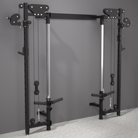 Meilleures ventes : Rack de musculation mural multi-fonctions pliable avec banc de musculation et machine à triceps.