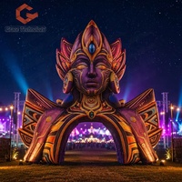 Nouvelle conception de stand gonflable pour événements, arche gonflable déesse, accessoires décoratifs gonflables pour festivals de musique et décoration de scène