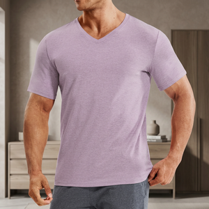 Camisetas Deportivas de Compresión al Por Mayor, de Alta Calidad, Tejidas, Estampadas, 95% Algodón, 5% Elastano, 200g, Lisas, Transpirables, de Manga Corta para Gimnasio - Product Image 3