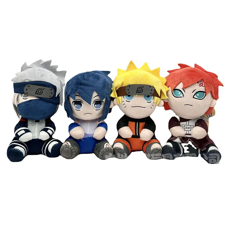 Naruto Boneco de Pelúcia Hokage - Travesseiro criativo fofo para crianças, brinquedo de coleção de presente de aniversário, novidade de 20 cm