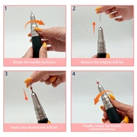 Machine à ongles électrique japonaise Super UP200, manche professionnelle pour gel UV, pièce à main KP60 UP200 pour salon