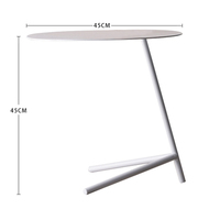 Ensemble direct d'usine de 2 tables à café rondes en métal pour salon, fournisseur de meubles d'hôtel en chine