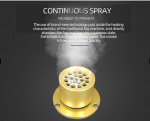 High Efficiency 600W White Mist Effect Maker <b>Remote</b> <b>Control</b> Two DMX Channels Aluminum Wood Shell European <b>Plug</b> Wide Voltage - Product Image 5