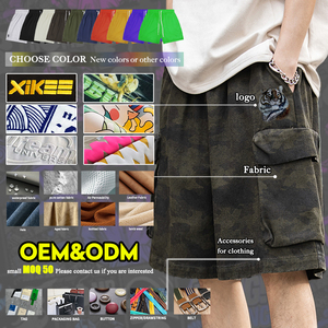 Shorts de basketball en satin certifiés BSCI TaiDe, avec blocs de couleur, bande latérale, style universitaire, coupe ample, rétro, logo personnalisé, fabricant OEM - Product Image 3