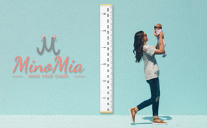 Tabla de crecimiento para niños Marco de madera Tela Lona Regla de medición de altura de bebé a Adulto para la decoración de la habitación del niño - Product Image 6