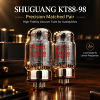 Paire de tubes à vide Shuguang KT88-98, appairées avec précision, remplacement de la valve tétrode 6550 pour réparation d'amplificateurs audio Hi-Fi