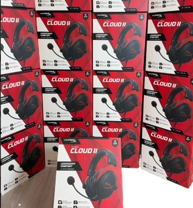 Casque filaire <span class=keywords><strong>HyperX</strong></span> <span class=keywords><strong>Cloud</strong></span> <span class=keywords><strong>2</strong></span> circum-auriculaire de couleur rouge, équipé d'un microphone pour les jeux sur ordinateur et le travail de DJ - Product Image 1