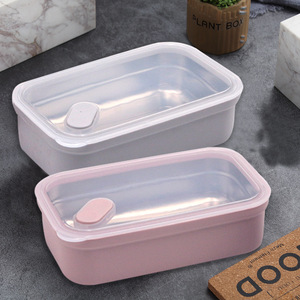 Lonchera Creativa Cuadrada de Acero Inoxidable 304 para Adultos, Sellada al Vacío, Térmica, Portátil, Conserva la Frescura, Bento Box de 800-1000 ml, Plato para la Cena - Product Image 3