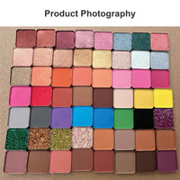 Palette de fards à paupières personnalisée avec logo DIY, fard à joues en poudre hautement pigmenté, 16 couleurs, palette de fards à paupières vegan, sans cruauté, longue durée