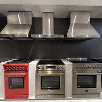 Hotte de cuisine en acier inoxydable de 36 pouces, 2000 m³/h, télécommande, écran LED tactile, 3 vitesses avec filtre à déflecteur