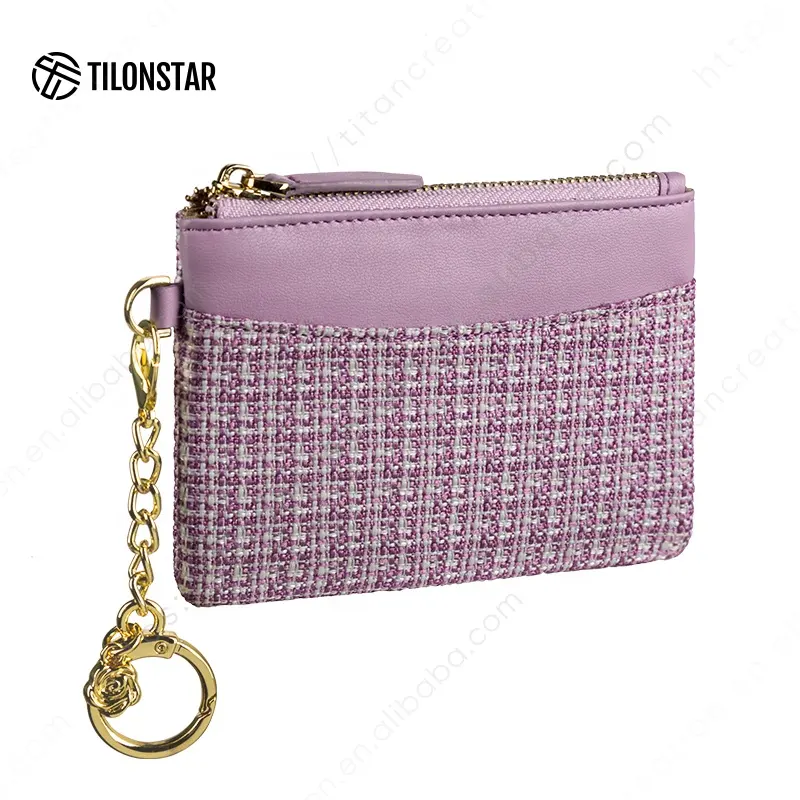 Portafoglio corto da donna TILONSTAR portafogli portamonete portamonete con portachiavi con cerniera