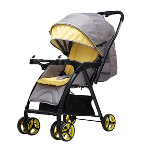 Cochecito de bebé plegable de tela oxford con asa reversible y una mano, barato - Product Image 4