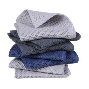 Wholesale 100% Cotton Waffle Kitchen <b>Towels</b> Durable Absorbent Antibacterial Eco-Friendly Reusable Multipurpose Cleaning Dish - Product Image 5