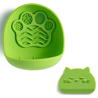 Gamelle en silicone à ventouse anti-déversement pour animaux de compagnie, grande capacité, universelle, pour chats et chiens, idéale pour les voyages et l'extérieur