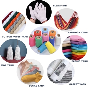 직접 공장 표백 흰색 재활용 재생 혼합 면화 원사 - Product Image 5