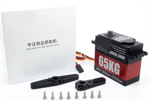 Servomoteur numérique sans noyau OEM 12V à couple élevé, étanche IP67, capacités 20KG/25KG/30KG/65KG, pièces pour hélicoptère RC, quadricoptère, voiture RC - Product Image 4