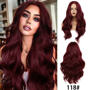 Perruques à bordure en dentelle non collée pour femmes, grandes vagues, cheveux longs bouclés, vente en gros pour jeux de rôle, offre spéciale usine - Product Image 1