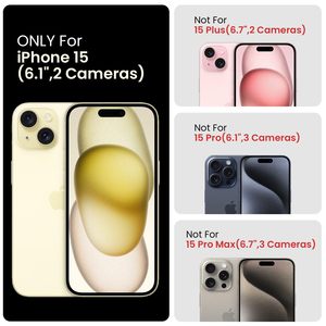 Sht lỏng Silicone trường hợp cho 15 6.1 inch cảm ứng mềm mại toàn thân bảo vệ chống thấm nước chống sốc bao gồm thiết kế màu sắc tinh khiết - Product Image 6