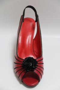 נעלי סלינגבק לבנות בהתאמה אישית, עשויות סאטן PU, עם עקב דק, סוליית גומי וסוליית ביניים, אופנתיות וטרנדיות לאביב/קיץ - Product Image 3