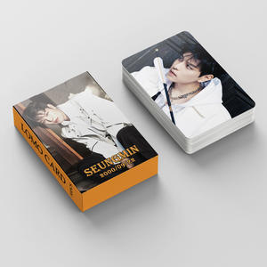 บัตรถ่ายรูป kpop 55ชิ้น/กล่องสำหรับเด็ก, การ์ดถ่ายภาพ seungmin - Product Image 5