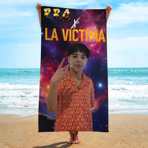 Offre Spéciale conception personnalisée La Diabla garçon xavi super doux absorbant résistant à la décoloration coton enfants grande salle de bain piscine serviette de plage - Product Image 6