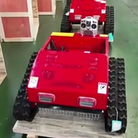 Kontrol Jarak Jauh Nirkabel Cerdas Layar Digital Pintar Start Satu Tombol Pengoperasian Mudah Jangkauan Jauh 680m Torsi Tinggi Mesin Pemotong Rumput