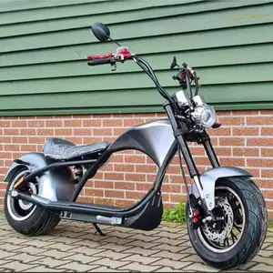 EEC Skuter Elektrik 3000W Cantik Baru Mode Model Gaya Chopper Kuat M1 Anak Laki-laki 2 Roda Citycoco