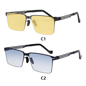 Occhiali da sole polarizzati da uomo per la guida, giorno e notte, con protezione UV e visione notturna, fotocromatici a cambio colore - Product Image 6