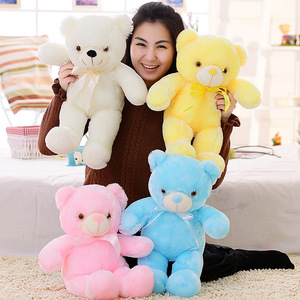 Orsacchiotto di <span class=keywords><strong>Peluche</strong></span> Luminoso LED Colorato, Morbido Pupazzo Luminoso per Bambini, Luce Notturna, Regalo di San Valentino/Natale - Product Image 4