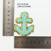 Patchs chenille à paillettes Patches sttipe pour vêtements Accessoires de sac Accessoires de bricolage