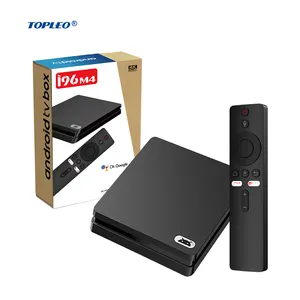 Topleo Android tv box 4k 2gb ram 16gb rom avec 5G WIFI android 10.0 Atv smart tv box android certificado