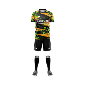 Camiseta de Fútbol Sublimada Personalizada, Ropa Deportiva, Uniforme de Fútbol Transpirable para Hombres, Jugadores de Equipo - Product Image 2