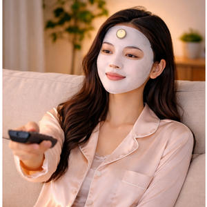Maschera Facciale EMS Ricaricabile OEM, Maschera a Microcorrente EMS per la Cura del Viso - Product Image 4