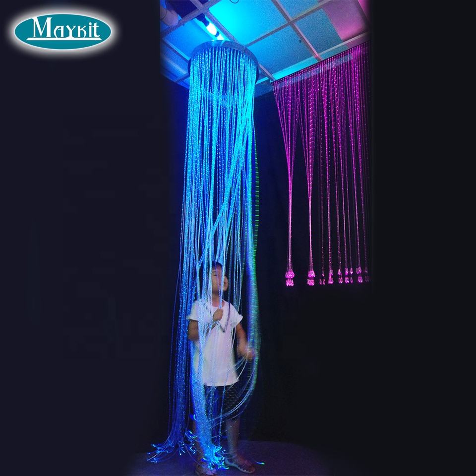 Sensory Room Led Fiber Optic Chandelier Curtain Waterfall Light Sparkle ...