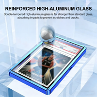 Étui de protection magnétique en aluminium résistant aux UV pour cartes gradées PSA 35PT