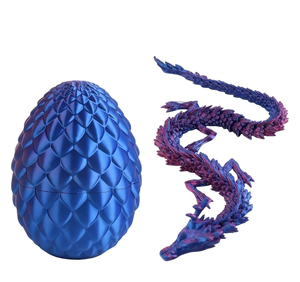 Huevos de Dragón Impresos en 3D de TPE/Silicona, Juego de Decoración de Juguetes de Cristal para Educación Japonesa, Escala 1/100, Unisex - Product Image 3